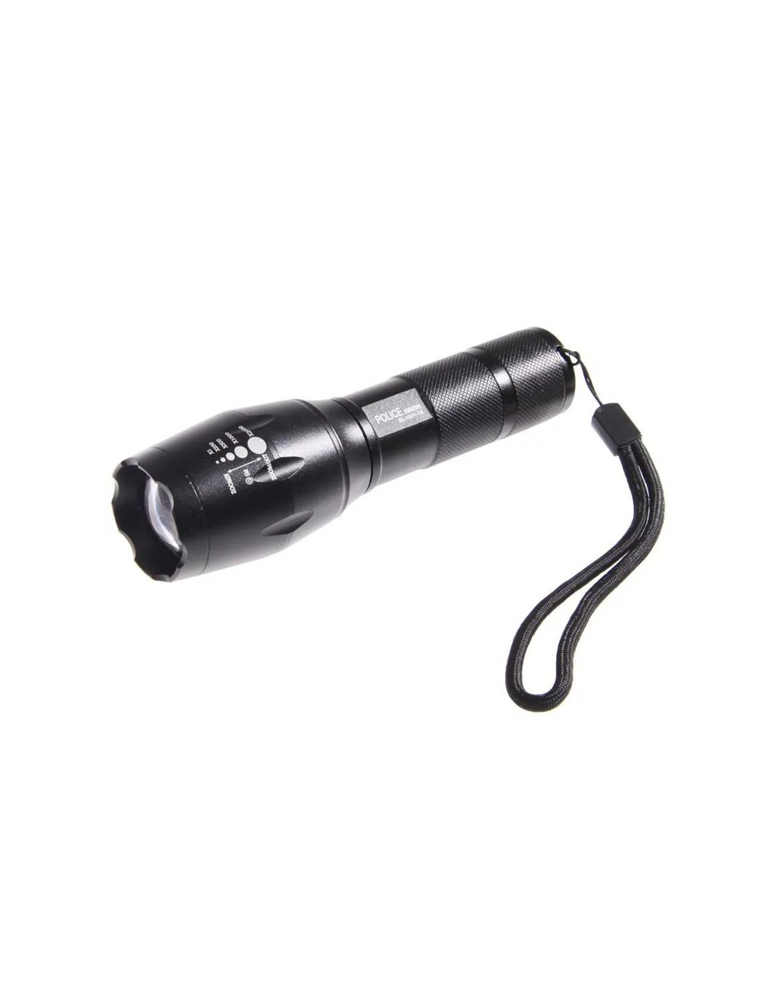 LINTERNA TÁCTICA T04 LED CREE XM L2 U2 340 LÚMENES ZOOM MONTURA PICATINNY MANDO A DISTANCIA BATERÍA 2200MAH CARGADOR