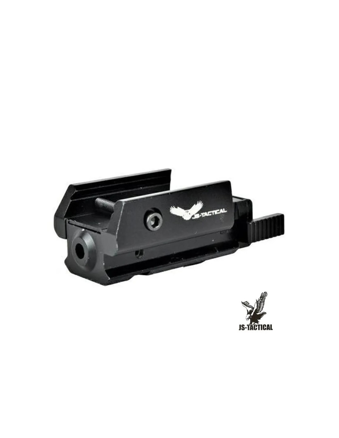 PUNTERO LÁSER TÁCTICO METÁLICO CARRIL AJUSTABLE Rojo