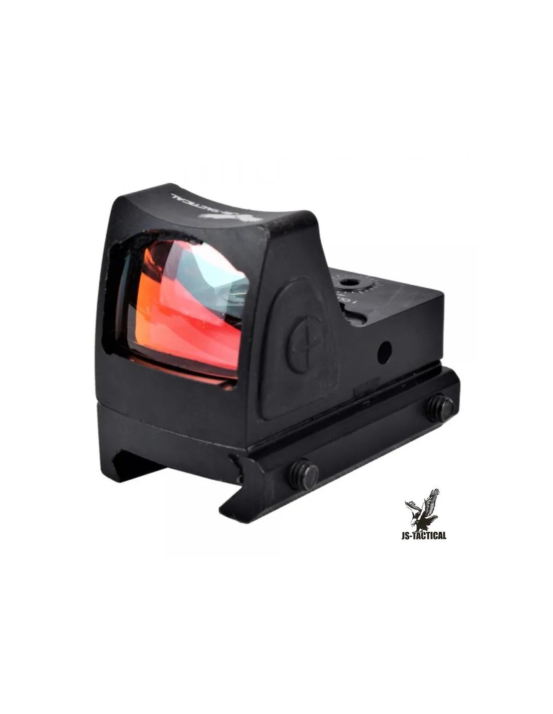 MIRA PUNTO ROJO Glock MINI RIEL 20 mm 5 NIVELES AJUSTABLE VIENTO ELEVACIÓN REEMPLAZA MIRA TRASERA CR2032
