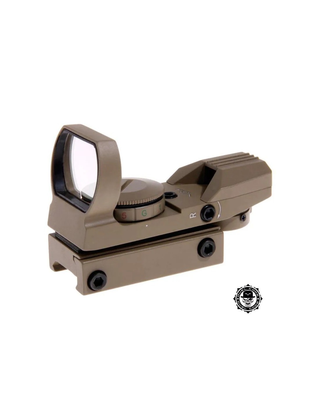 MIRA PUNTO ROJO REFLEX 1X AJUSTABLE PICATINNY Tan