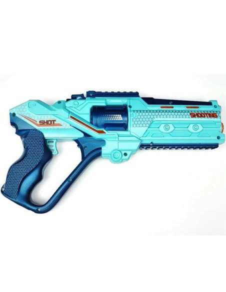 vista-lateral-pistola-de-gel-electrica-elite-shooting-azul