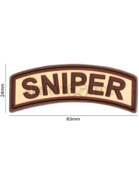 parche-goma-sniper-verde-material-calidad