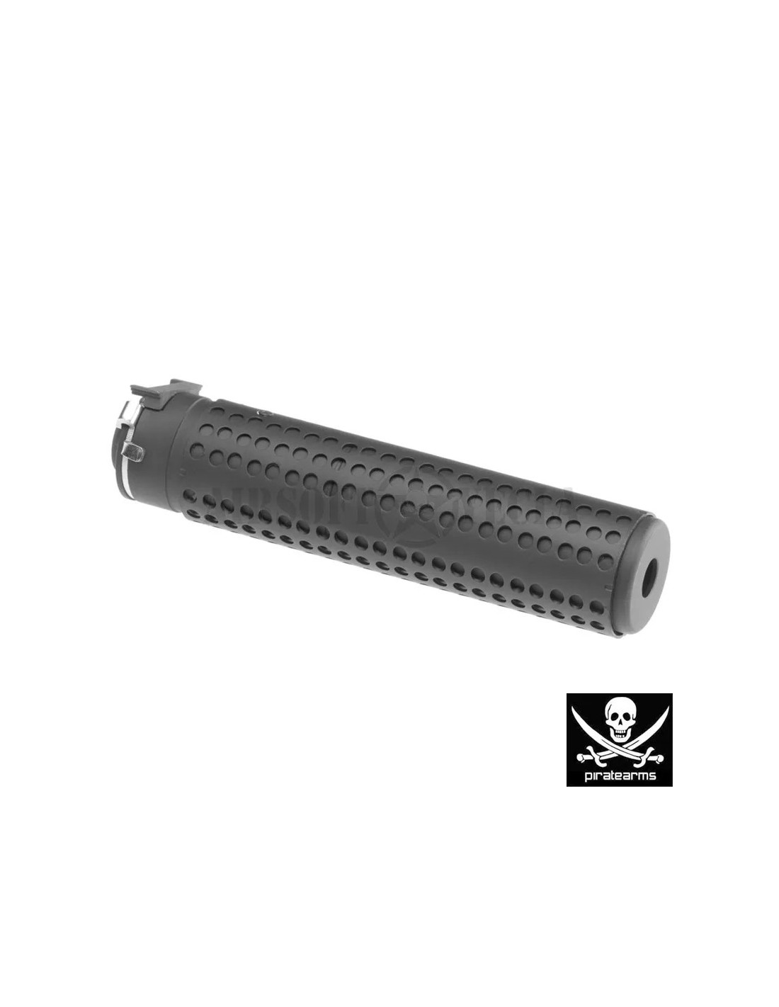 SILENCIADOR KAC DESMONTAJE RÁPIDO 168 MM ROSCA 14 MM ANTIHORARIO DIÁMETRO 38 MM PESO 240 G