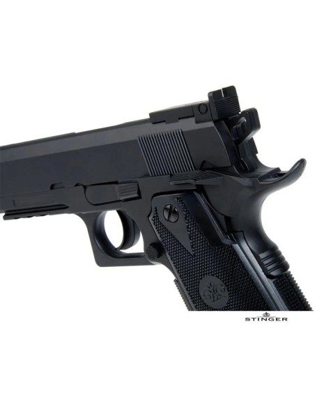 pistola-stinger-1911-co2-negra-45-con-cargador