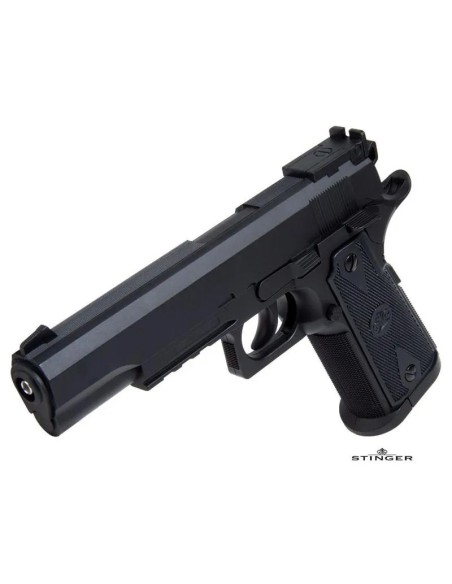 pistola-stinger-1911-co2-negra-4.5-detalle-gatillo