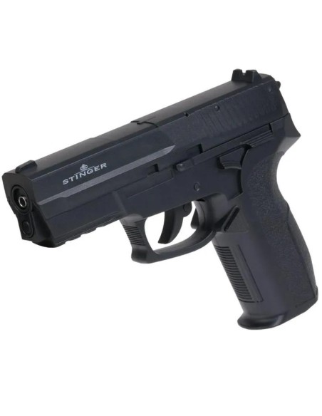 pistola-stinger-1911-co2-negra-4.5-vista-trasera
