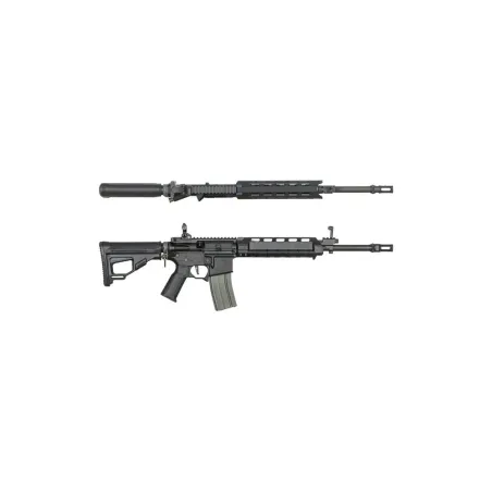 Ares Amoeba fusil 2016 M4 Medio (NEGRO)