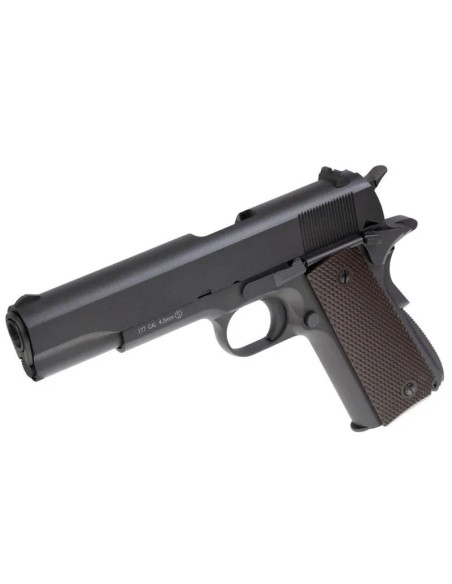 pistola-co2-1911t-blowback-fullmetal-45-detalle-empuñadura