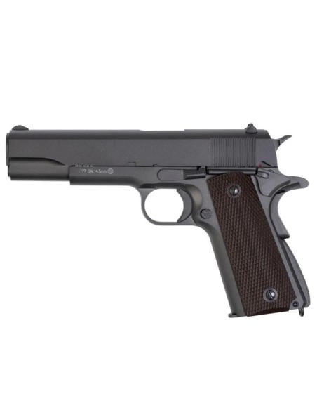 pistola-co2-1911t-blowback-fullmetal-45-disparando