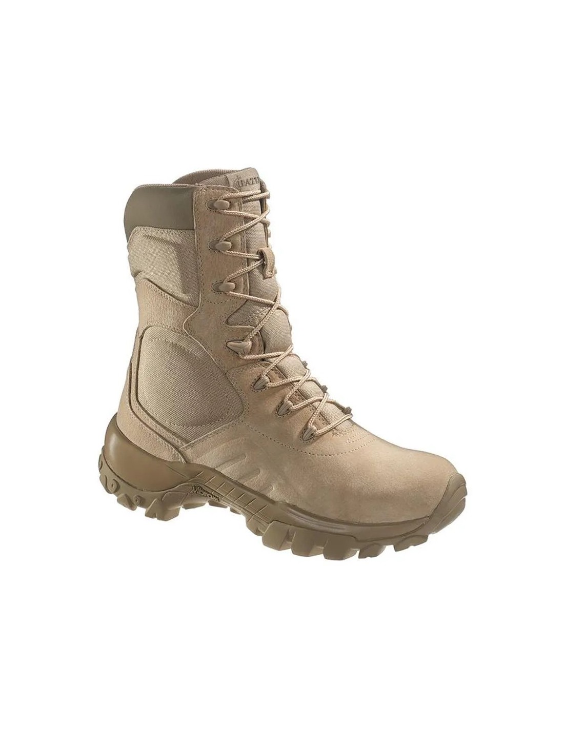 BOTAS TÁCTICAS CAÑA 9 PULGADAS CUERO SUELA DE ALTA TRACCIÓN ARENA