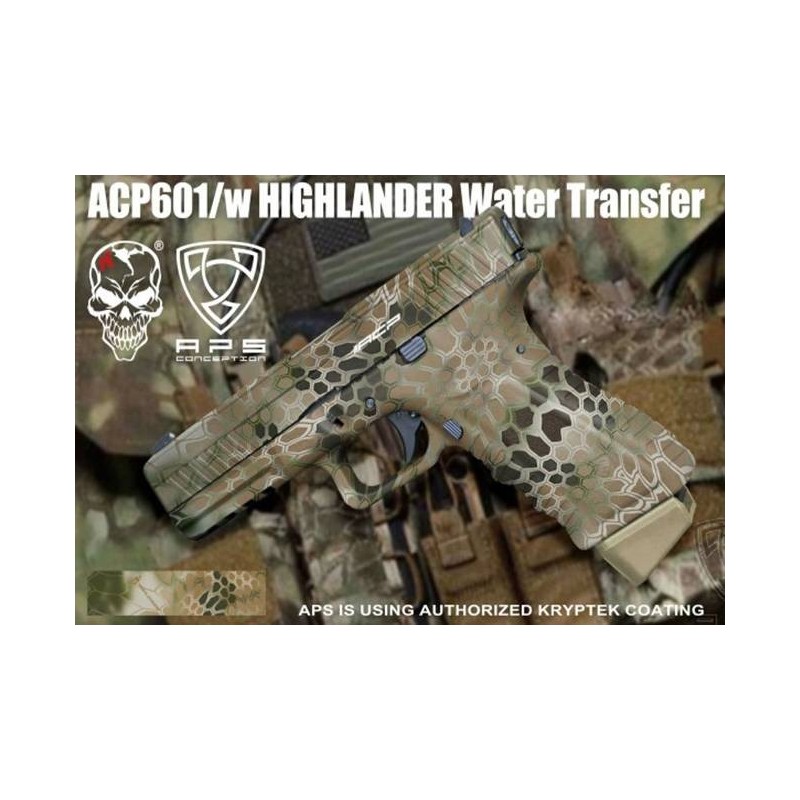 ACP Pistol Facelift NEW Kryptek Highlander ACP601HL