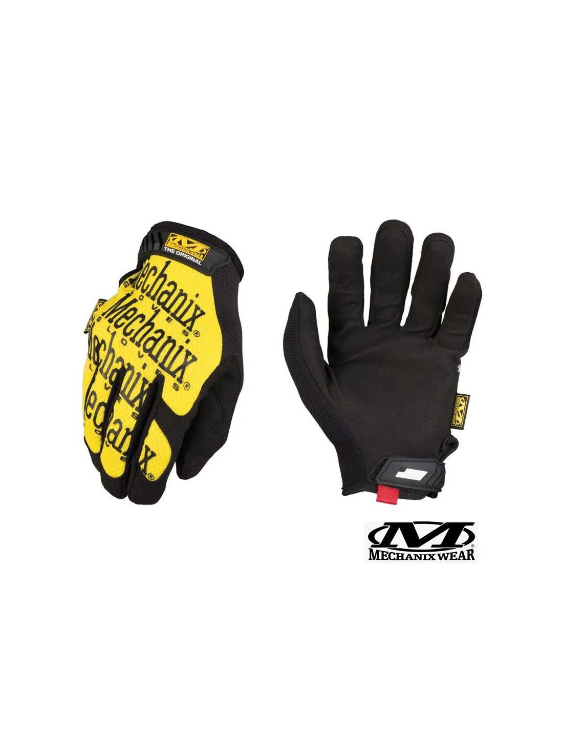 Guantes de trabajo con palma sintética y refuerzo en pulgar Amarillo