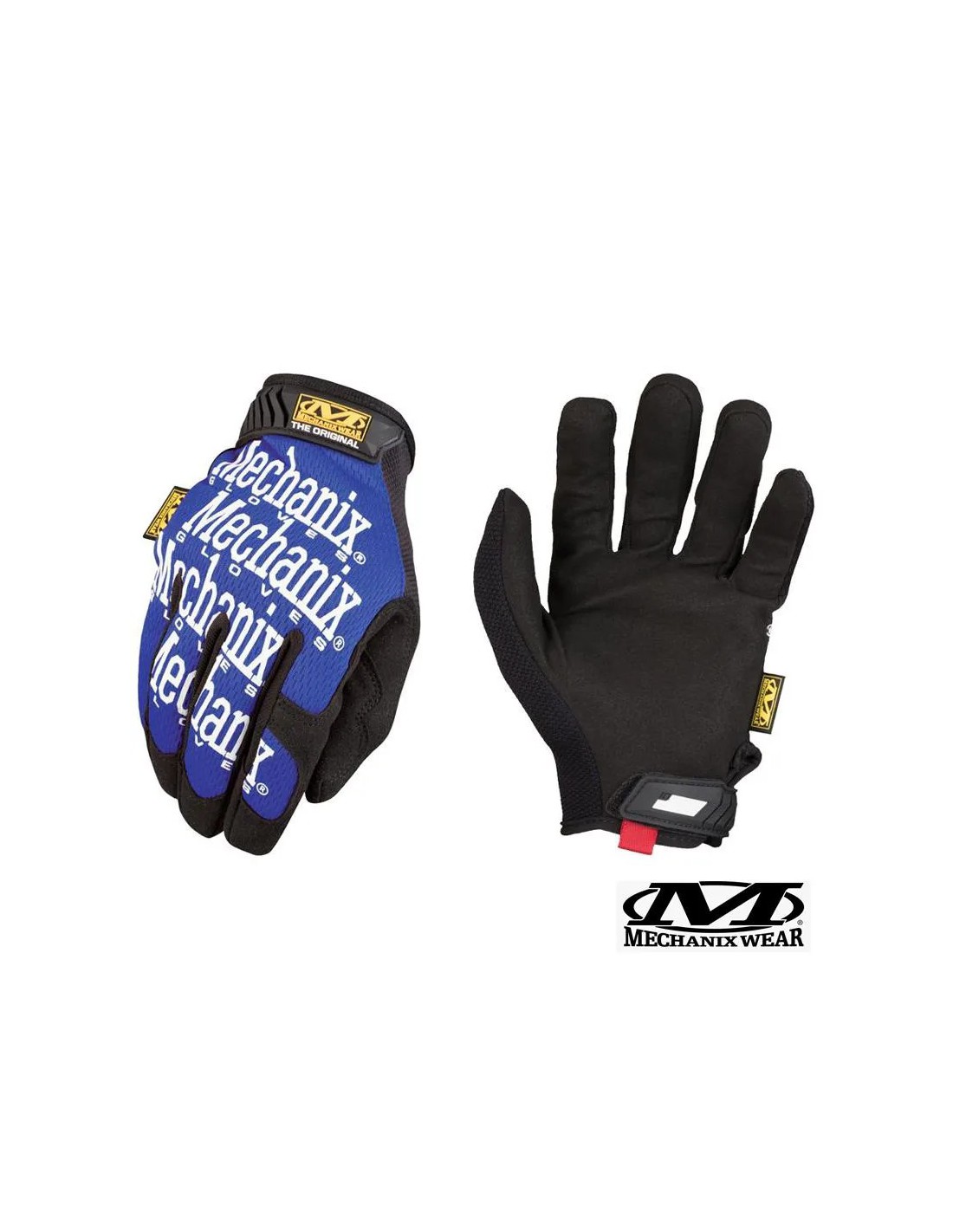 Guantes de trabajo con palma sintética reforzada Azul