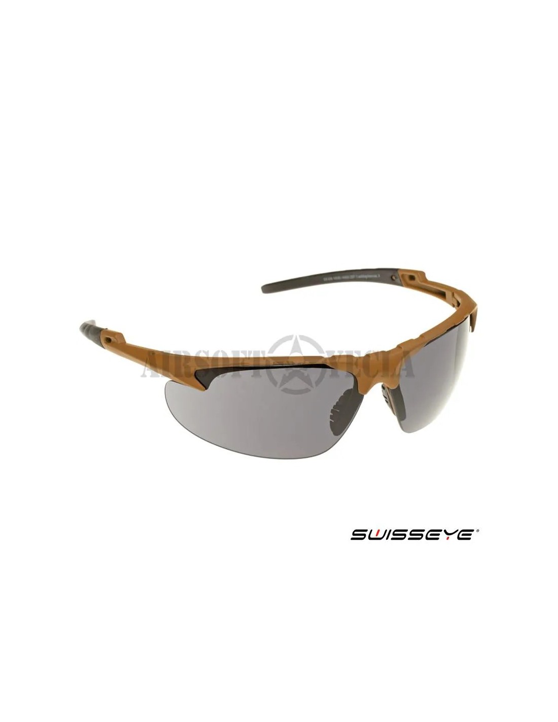 GAFAS TÁCTICAS AJUSTABLES CON LENTES NARANJA Y TRANSPARENTES TAN