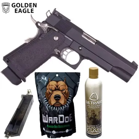 KIT de Pistola HI-CAPA 5.1 GBB - Golden Eagle - AirSoftYecla.es