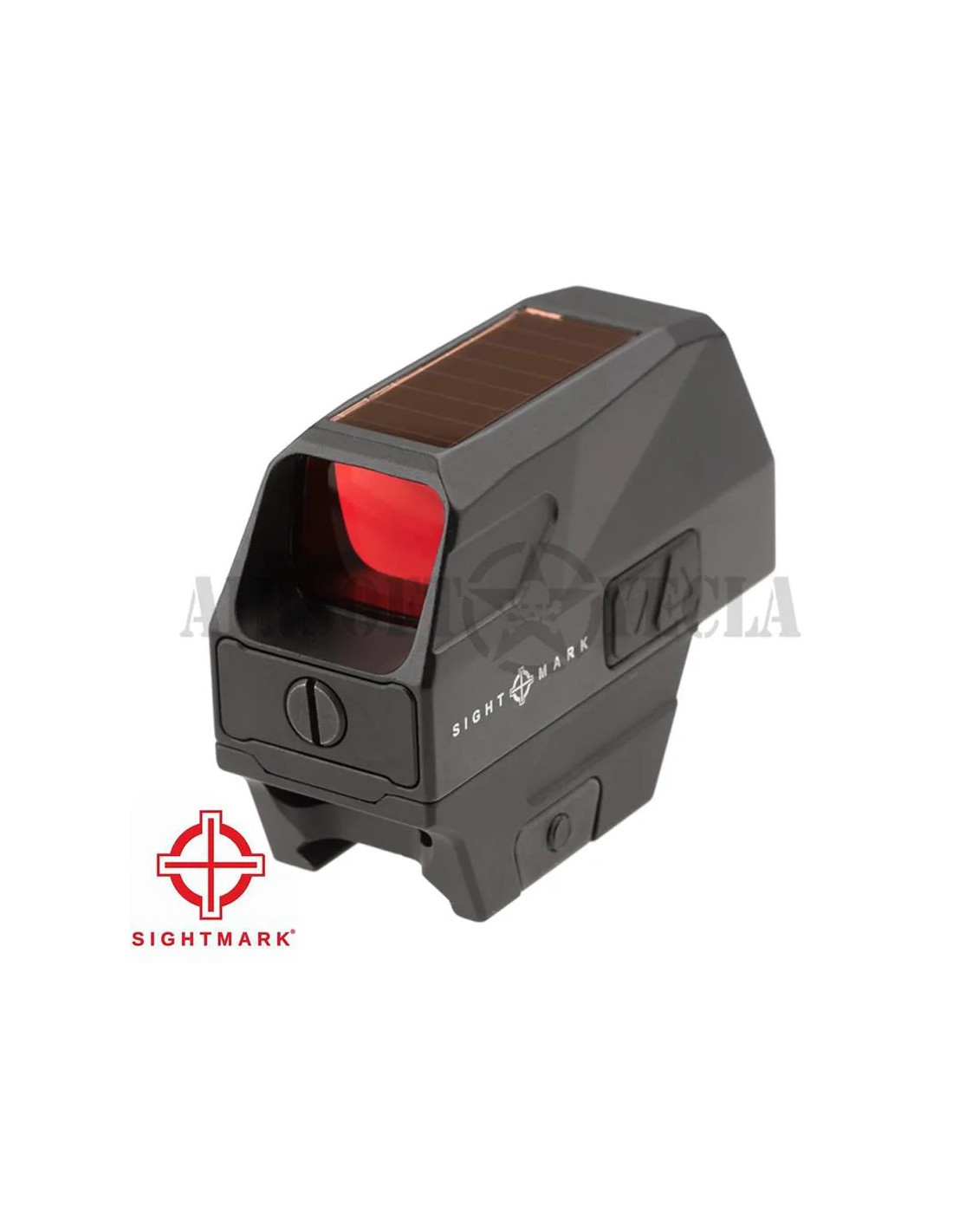 MIRA PUNTO ROJO SOLAR ALUMINIO T6061 T6 IP67 2 MOA 10 NIVELES BRILLO AJUSTABLE MONTURA PICATINNY BAJA ALTA Rojo