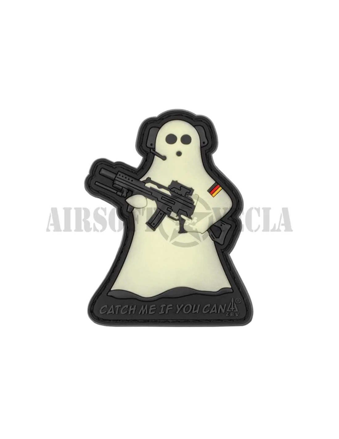 PARCHE FRANCOTIRADOR FANTASMA 80x61 mm