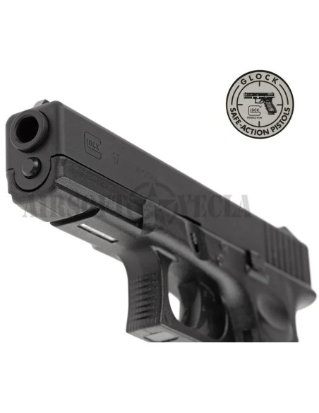 pistola-glock-17-version-acero-gbb-vista-frontal