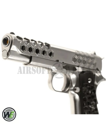 pistola-m1911-hex-cut-full-metal-gbb-we-perfil-derecho