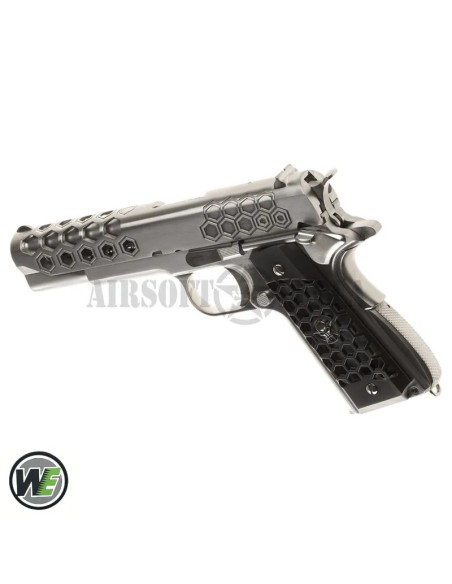pistola-m1911-hex-cut-full-metal-gbb-we-detalle-hexagonal