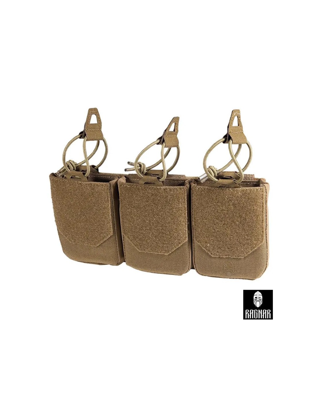 PORTA CARGADORES TRIPLE ADAPTABLE M4 AK COYOTE