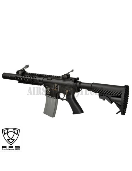 fusil-falkor-defense-ar15-yellow-aps-disparo