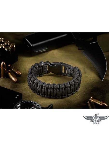 pulsera-paracord-black-material-resistente