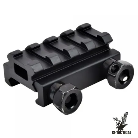 RAÍL DE 4 RANURAS ELEVARIS DE 1/2 PULGADAS - JS TACTICAL