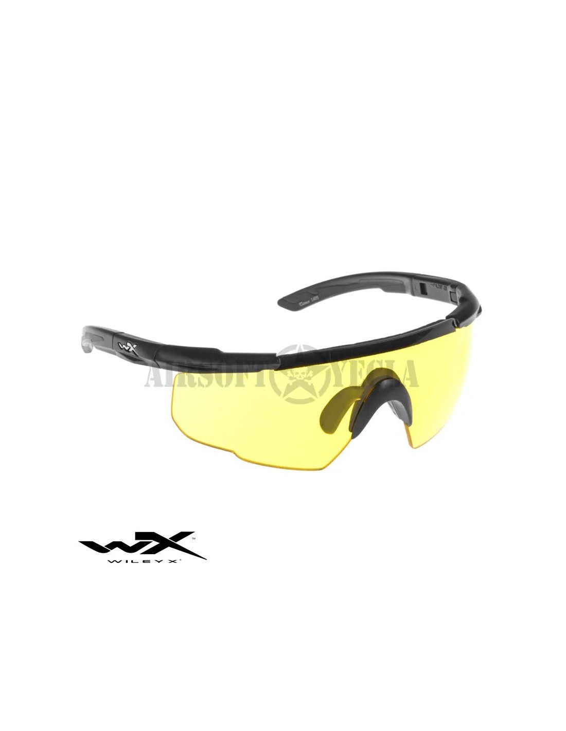 GAFAS TÁCTICAS SIN MONTURA PERFIL BAJO LENTE AMARILLA