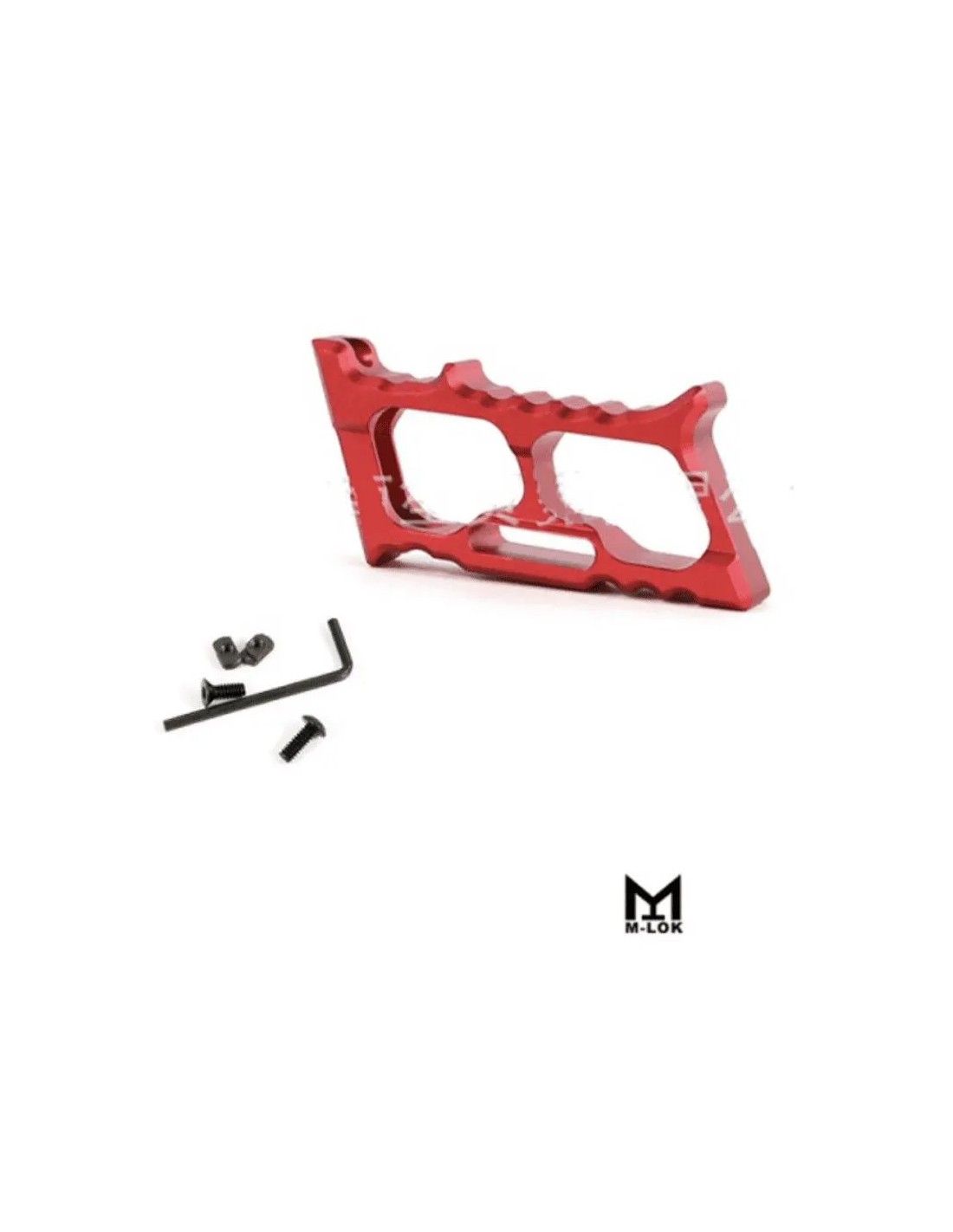 EMPUÑADURA ALUMINIO PARA MLOK Y KEYMOD Rojo