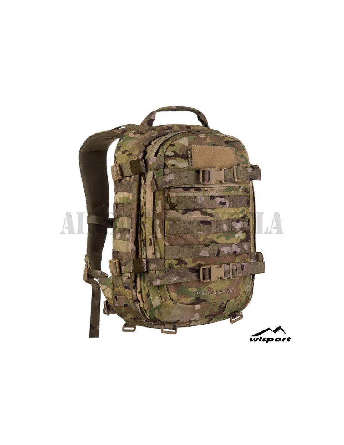 MOCHILA TÁCTICA 20 LITROS ERGONÓMICA MULTICAM