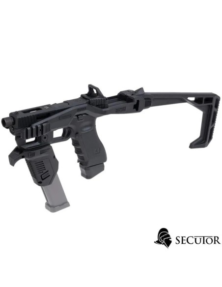 pistola-corvus-black-secutor-arms-vista-frontal