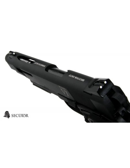 PISTOLA GAS Y CO2 RUDIS NEGRA SECUTOR
