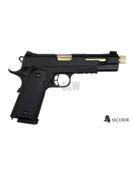 PISTOLA GAS Y CO2 RUDIS ORO SECUTOR