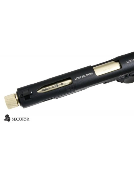 PISTOLA GAS Y CO2 RUDIS ORO SECUTOR