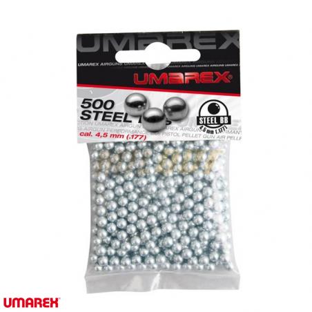 Bolsa de 500 bolas de acero 4.5mm - Umarex