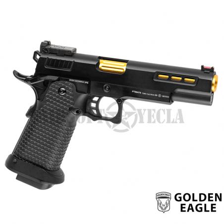 Glissière perforée Hi-Layer Gun 4.3 Full Metal Gas - Golden Eagle