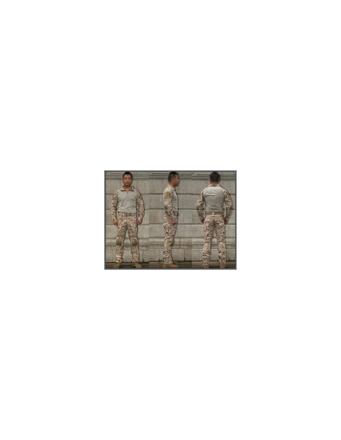 UNIFORME DE CAMUFLAJE AOR1 CHAQUETA Y PANTALÓN