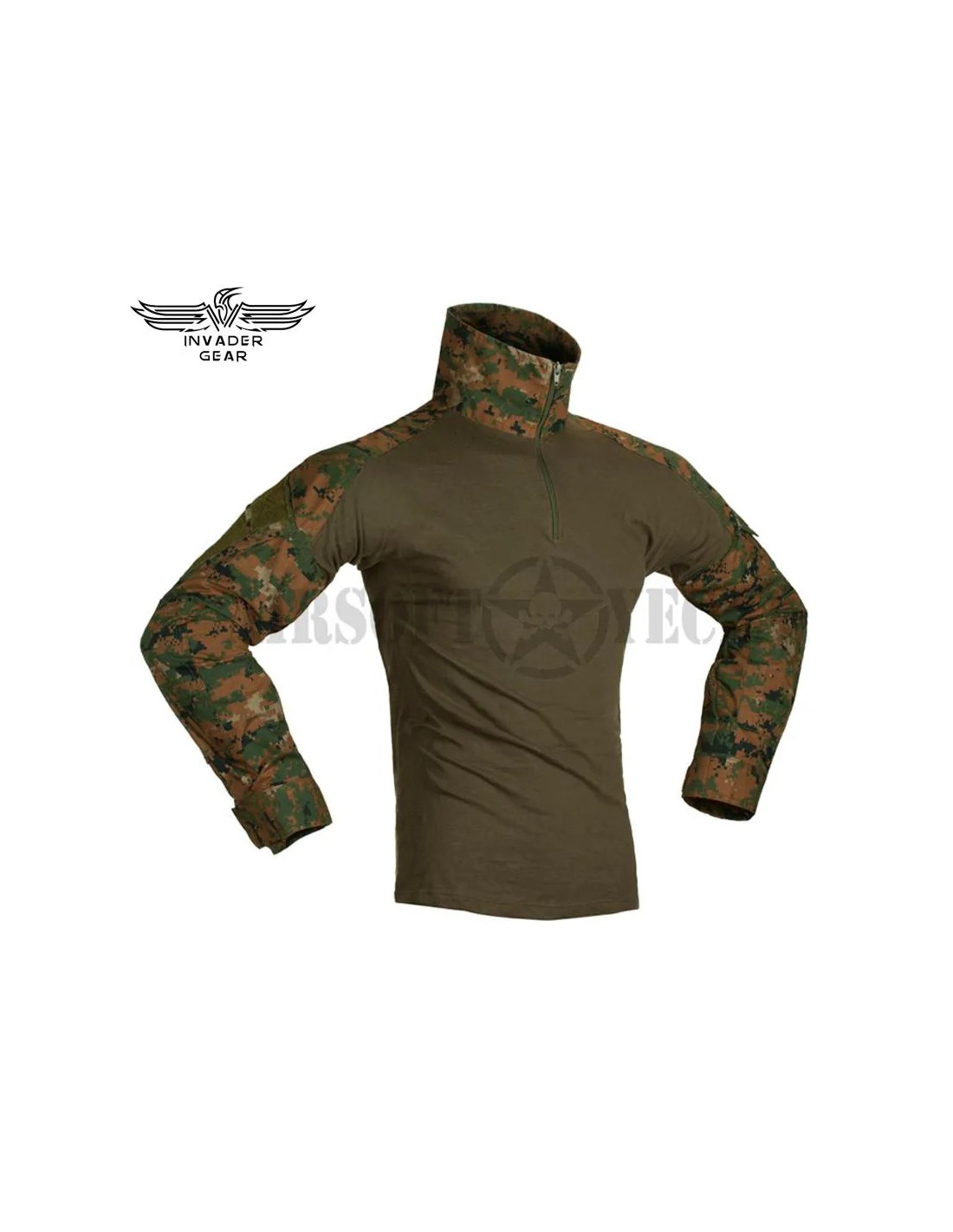 Sudadera de combate con cremallera Marpat