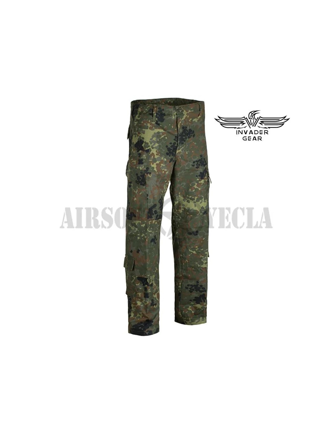 PANTALÓN TÁCTICO DE CARGA ANTIDESGARRO CON REFUERZO EN RODILLAS FLECKTARN