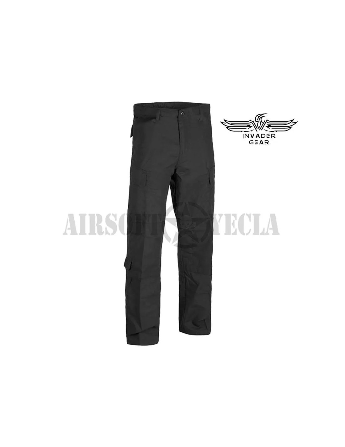 Pantalón táctico con bolsillos de carga, refuerzo para rodillas y ajuste en cintura y tobillos