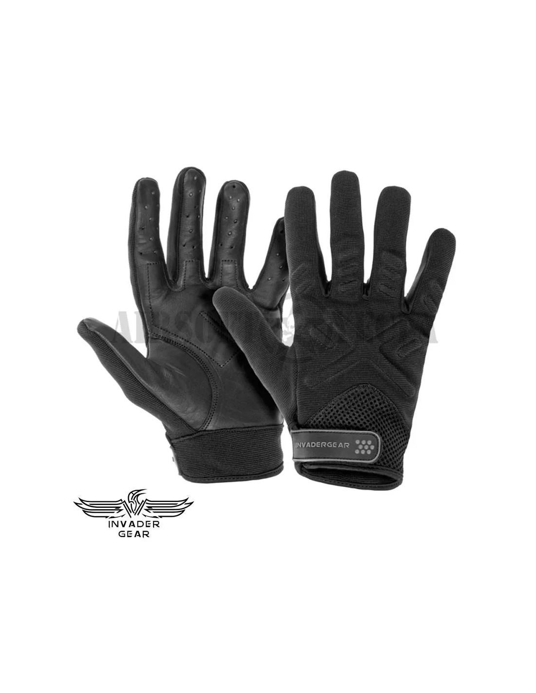 GUANTES DE TIRO DE MEDIO DEDO CON REFUERZOS Y PALMA ANTIDESLIZANTE