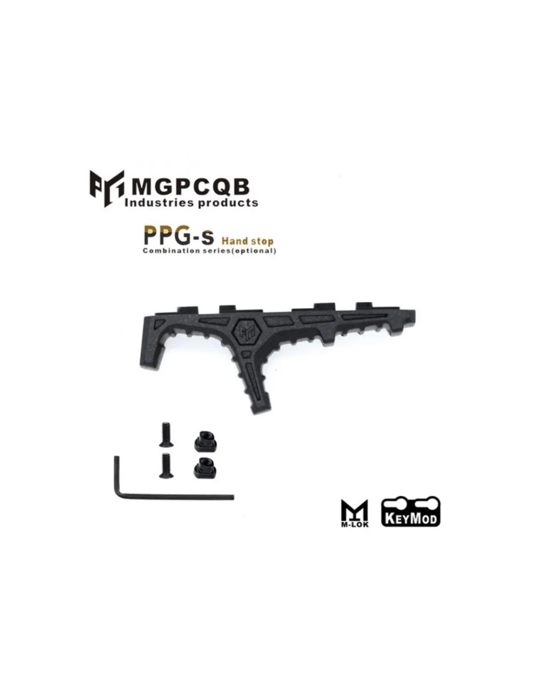 TOPE DE MANO LARGO COMPATIBLE KEYMOD Y M-LOK