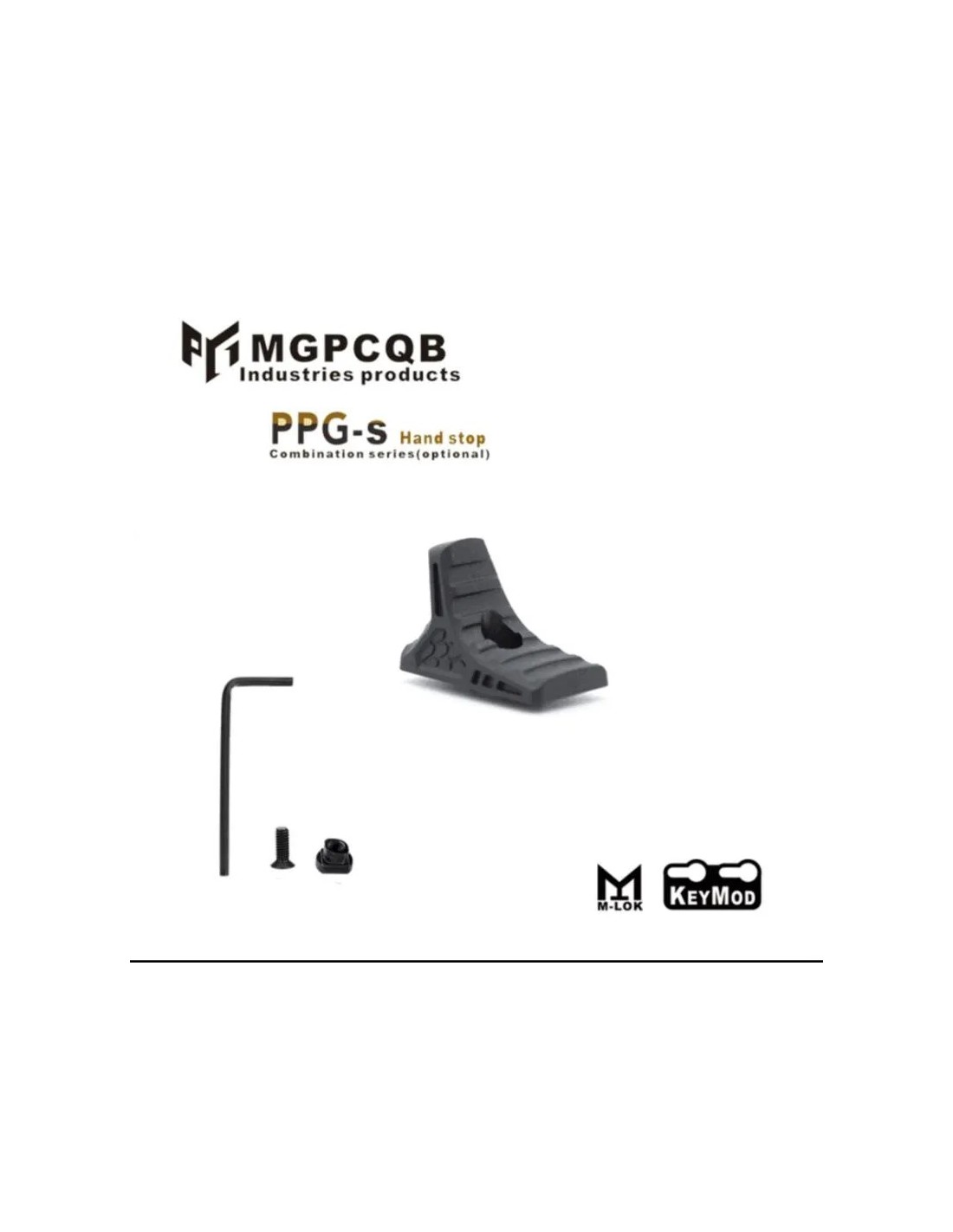 TOPE DE MANO PYTHON CORTO COMPATIBLE CON KEYMOD Y MLOK