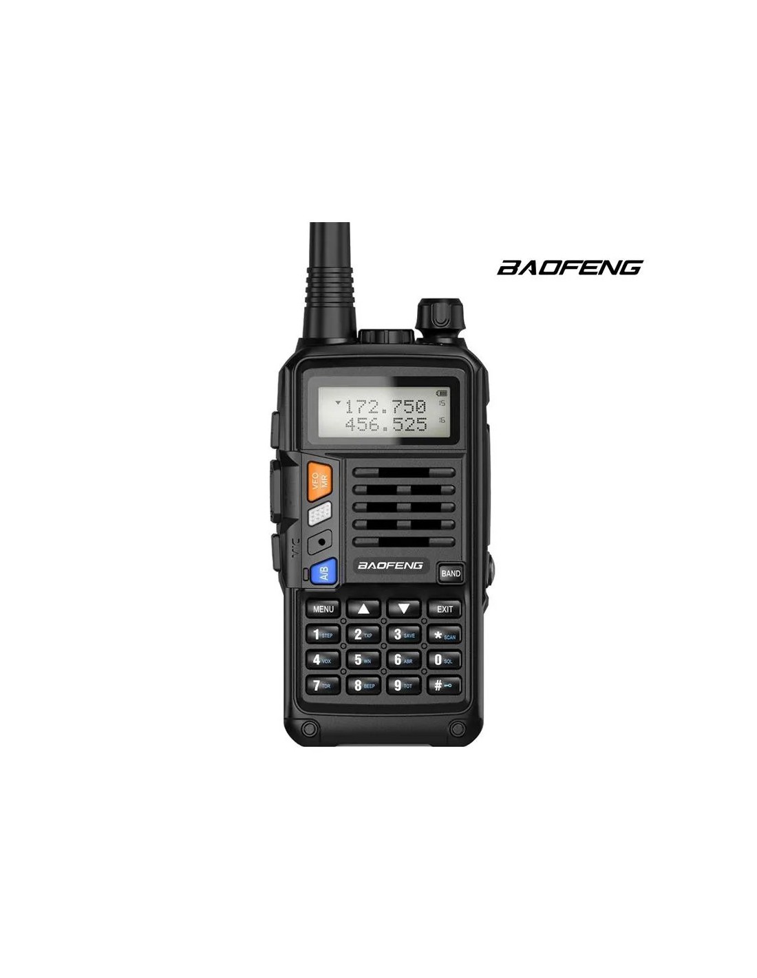 Radio portátil de doble banda VHF/UHF para exteriores
