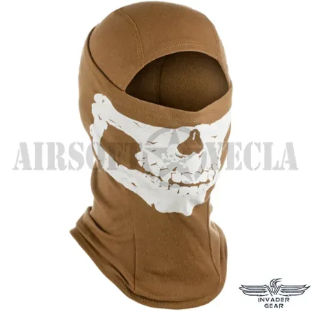 BALACLAVA MPS DEATH HEAD COYOTE - INVADER GEAR - AirSoftYecla.es