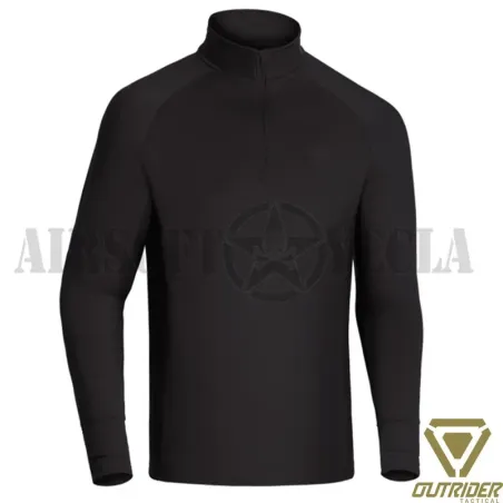 CAMISETA MANGA LARGA C/CREMALLERA T.O.R.D. NEGRA OUTRIDER AirSoftYecla