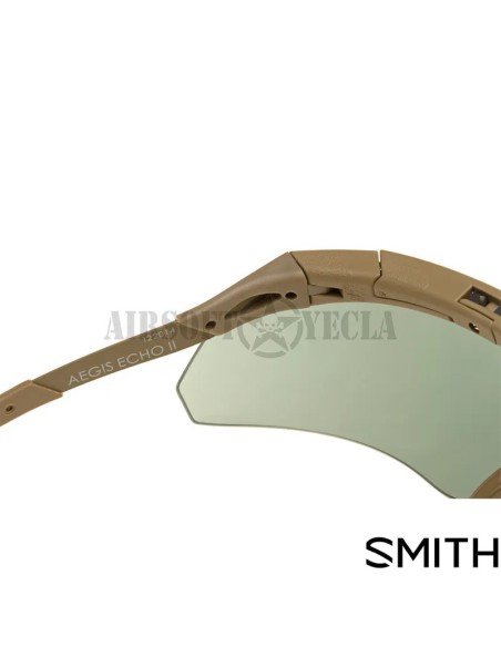 gafas-aegis-echo-ii-compact-field-kit-tan-smith-optics-detalle-lentes