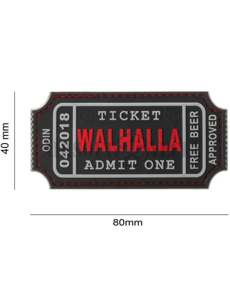 parche-de-goma-walhalla-ticket-tactico-blackmedic