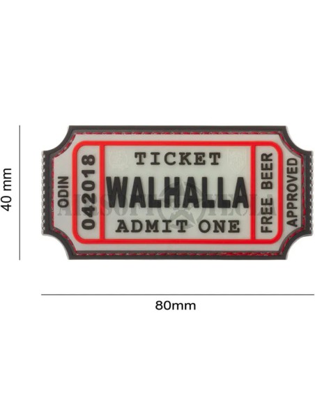 parche-goma-walhalla-ticket-brilla-en-la-oscuridad